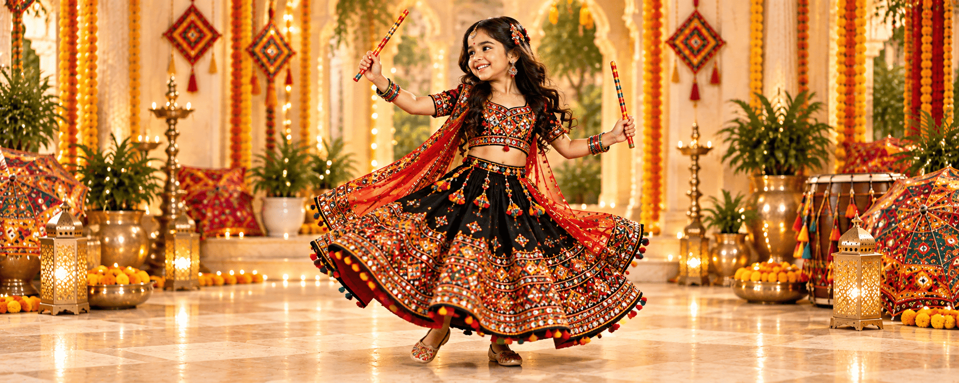 Girls Garba Wear