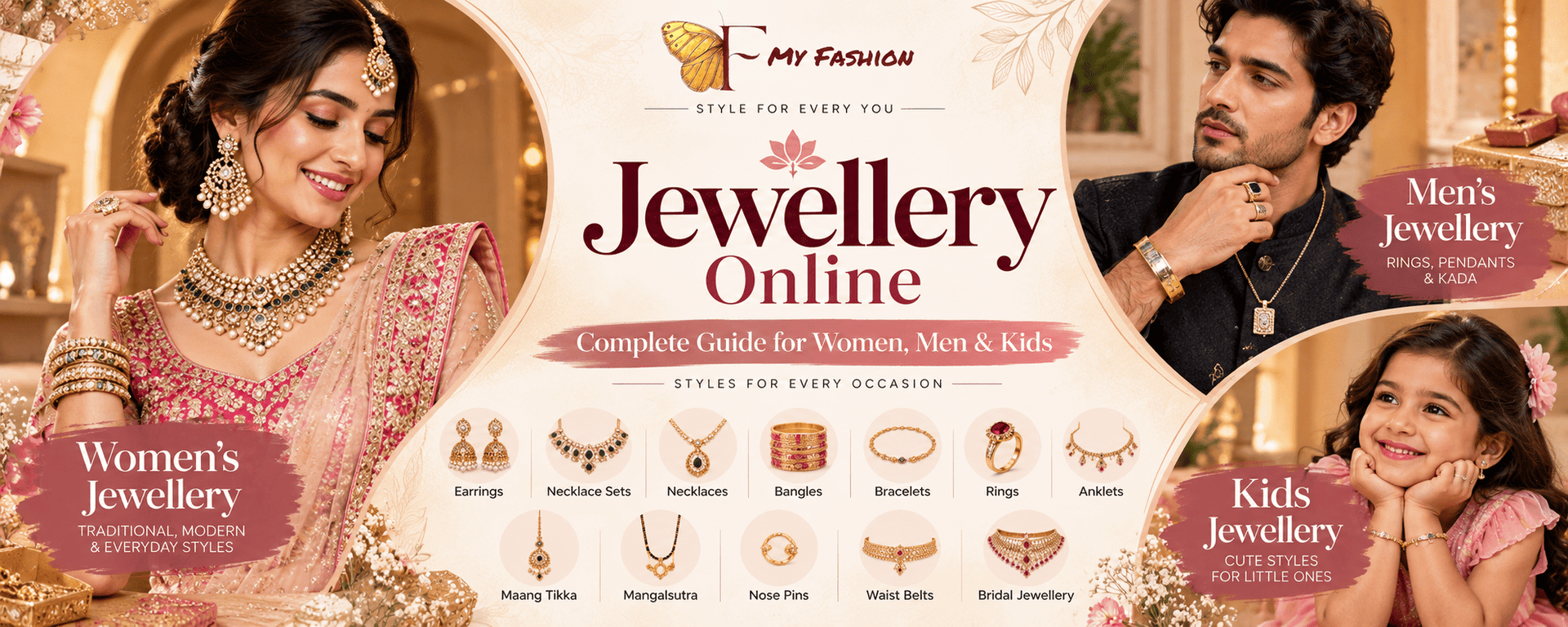 Jewellery Online: Complete Guide to Fashion Jewellery for Women, Men & Kids