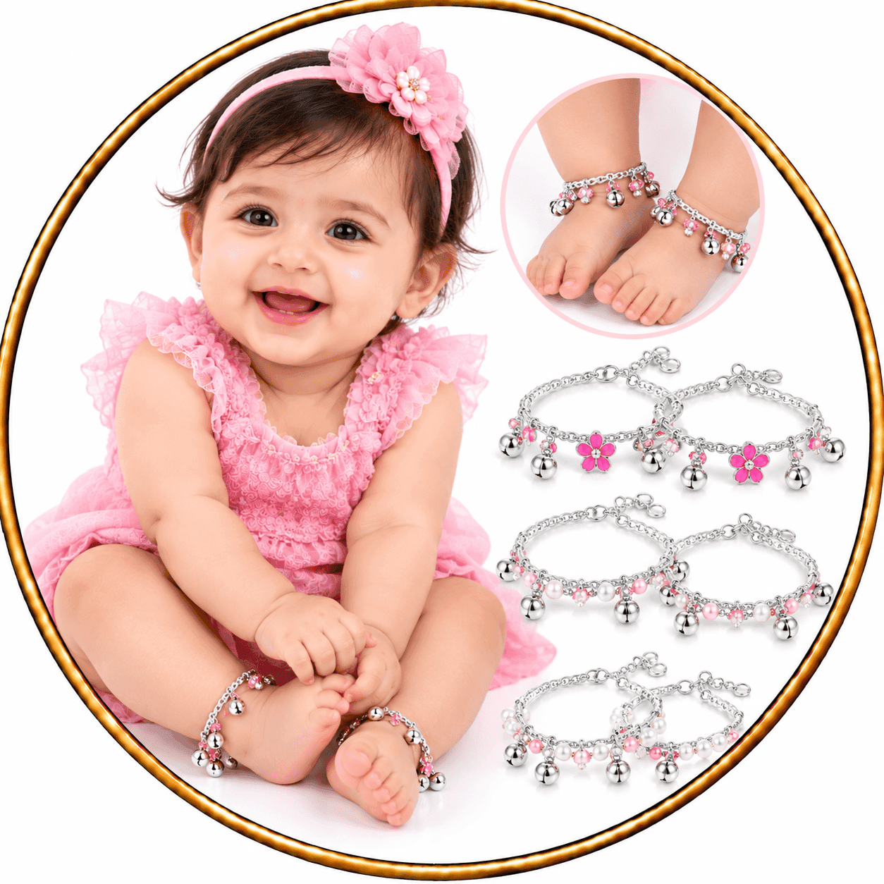 Baby Girls Anklets