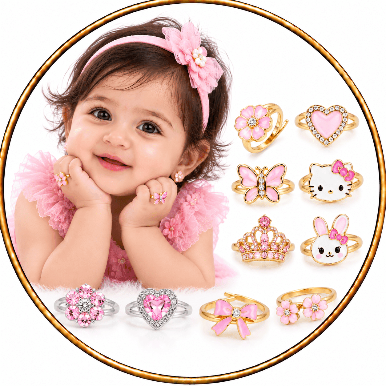 Baby Girls Rings