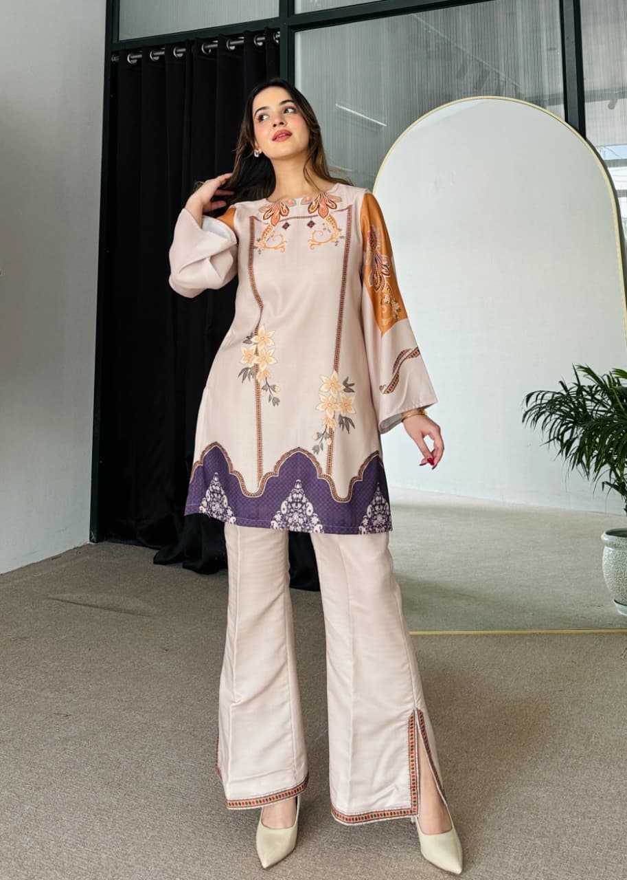 MY Fashion Premium Printed Rayon Co-Ord Set � DF-1000